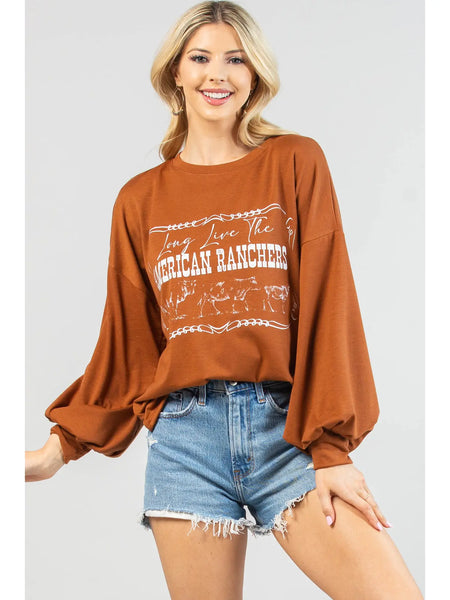 LONG LIVE THE AMERICAN RANCHER Sweatshirt