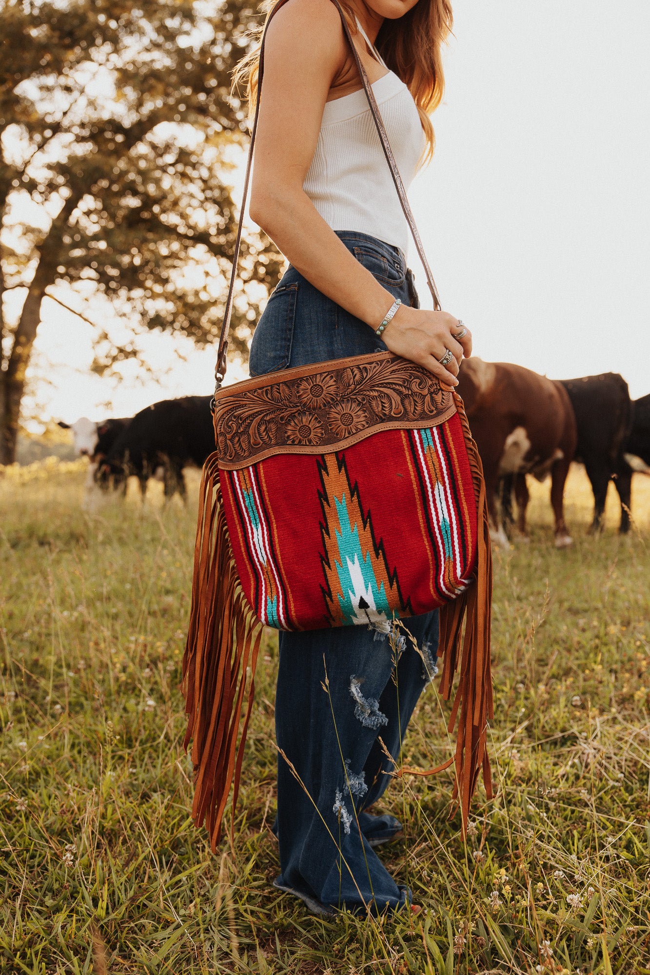 Saddle Blanket Purse Gypsy Ginger Boutique