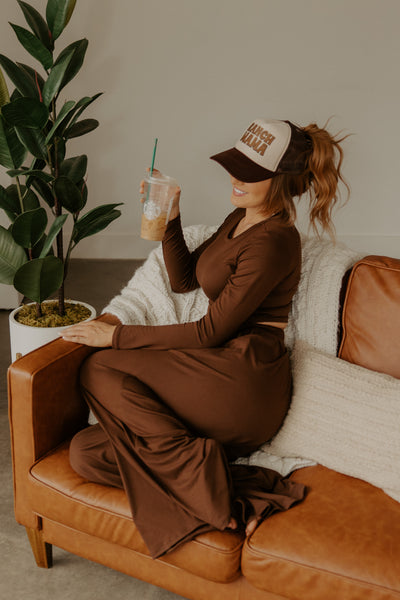 Lainey Lounge Set - Brown