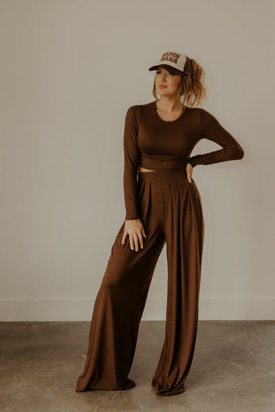 Lainey Lounge Set - Brown