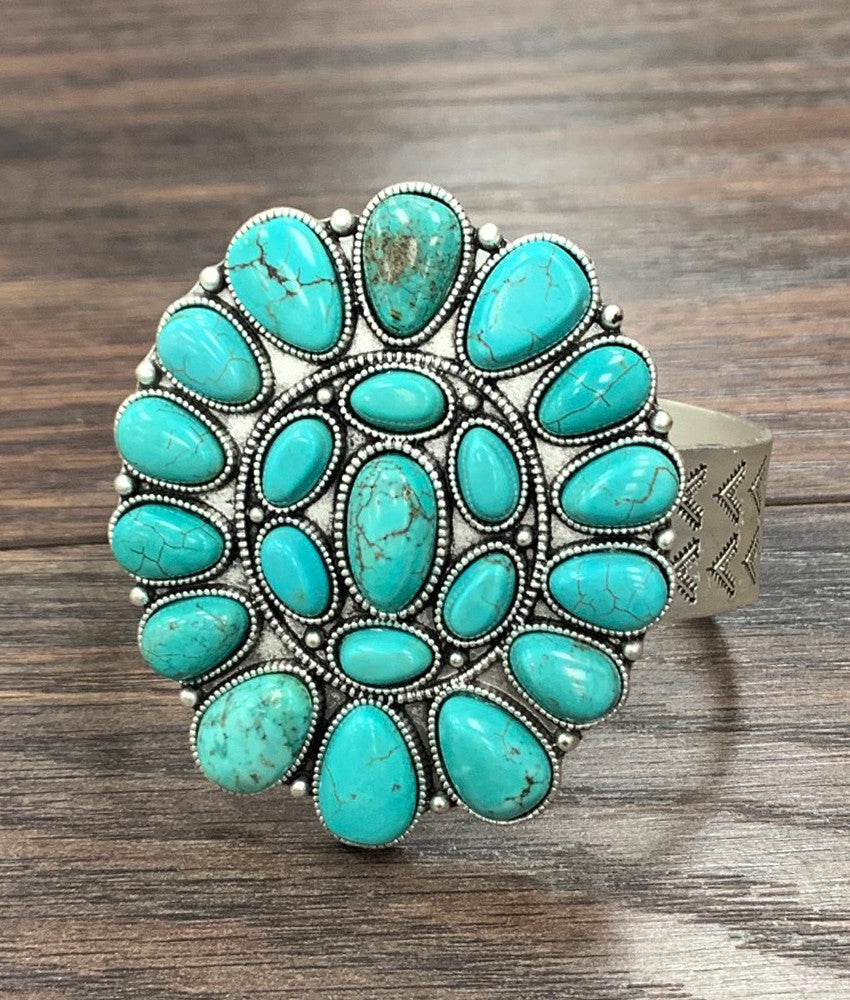 Boss Lady Turquoise Cuff