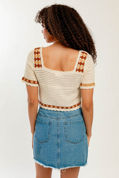 Linley Crochet Top