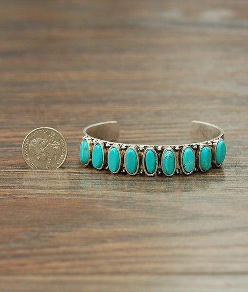 Yee to My Haw Turquoise Cuff