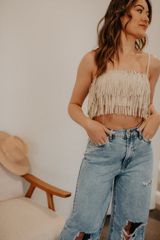 Fancy Fringe Crop Top